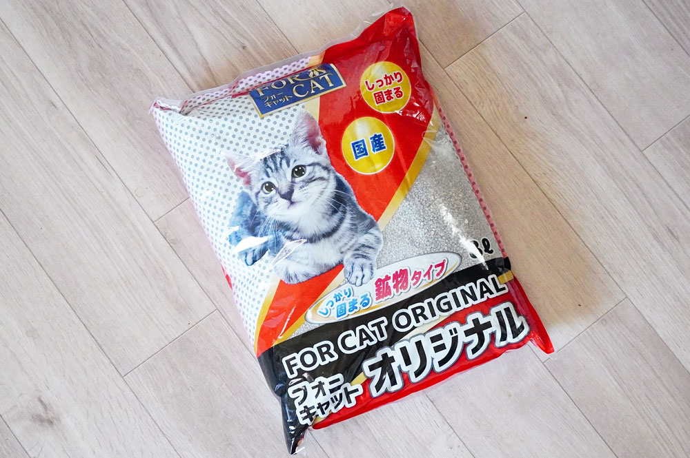 国産の猫砂「フォーキャットオリジナル」をレビュー！ | ネコビュー